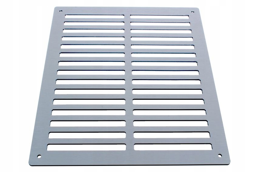 Ventilační Mřížka Povrchová hliníková Dibond 3 mm 300 x 450 mm stříbrná