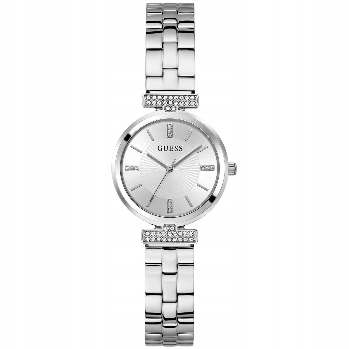 Dámské hodinky Guess GW0762L1 Zirkony stříbrné