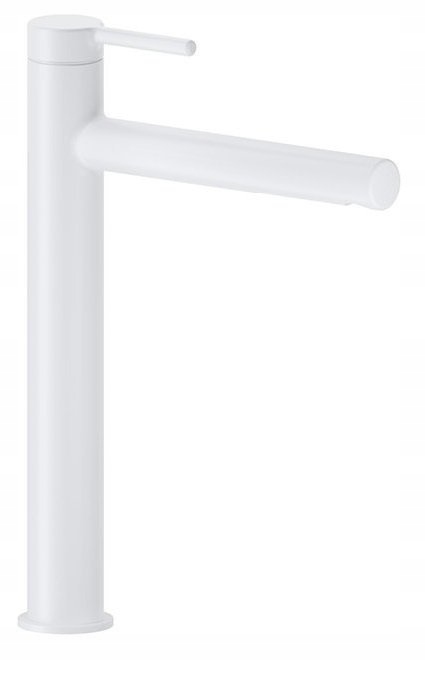 Umývadlová batéria Pi vysoká biela, mosadzná, 290 mm, perlátor Neoperl