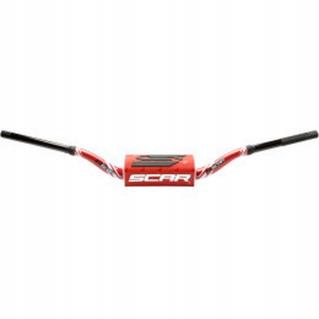 SCAR RACING KIEROWNICA 28,6 MM RC BEND RED/BLACK GĄBKA RED/BLACK/BIAŁY