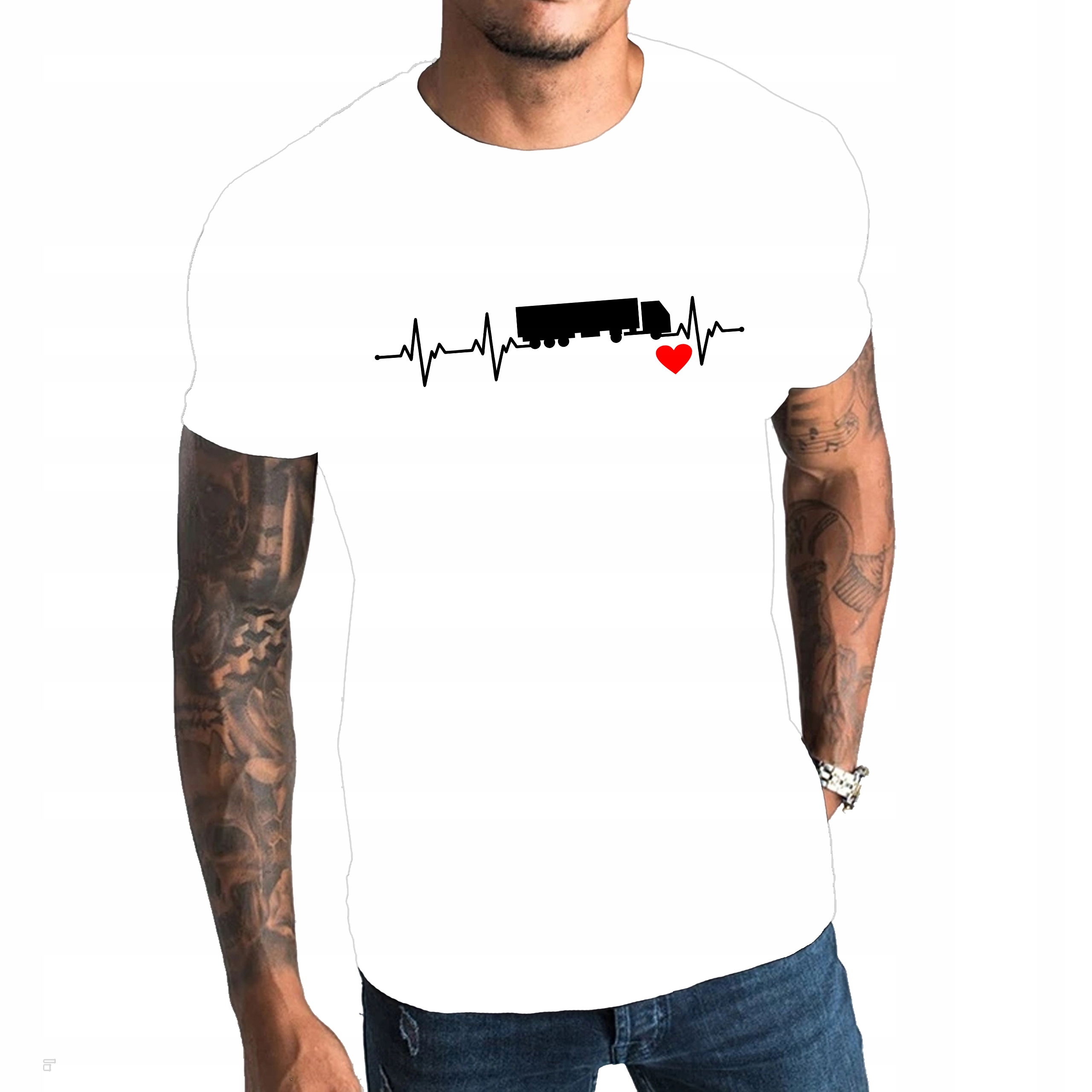 

T shirt koszulka Tir Ciężarówka Auto Fan 5XL