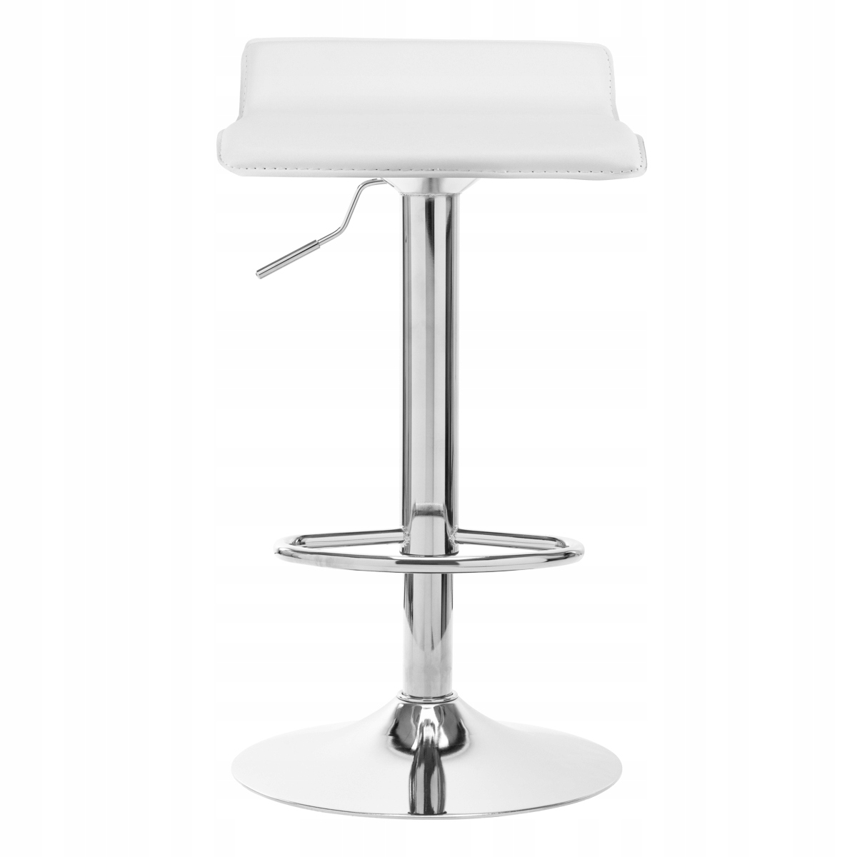 4Rico Hoker barowy QS-B08 eco skóra biały Głębokość mebla 123 cm