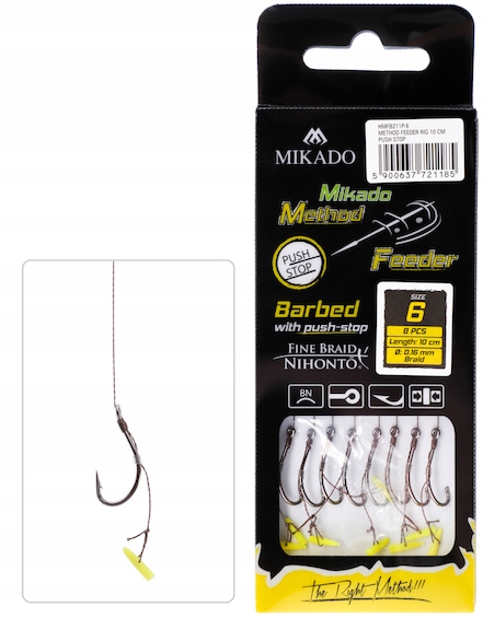 

Haczyk Do Metody Push Stop nr 14/0.10 mm - Mikado