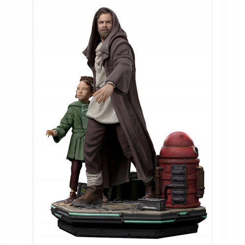 Iron Studios Star Wars Obi-Wan and Young Leia Statue Deluxe Art Scale 1/1