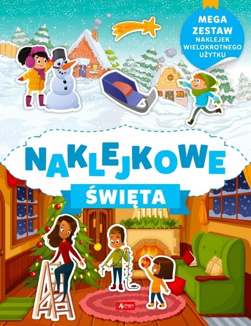 

Naklejkowe Święta wielokrotne naklejki Gwiazdka