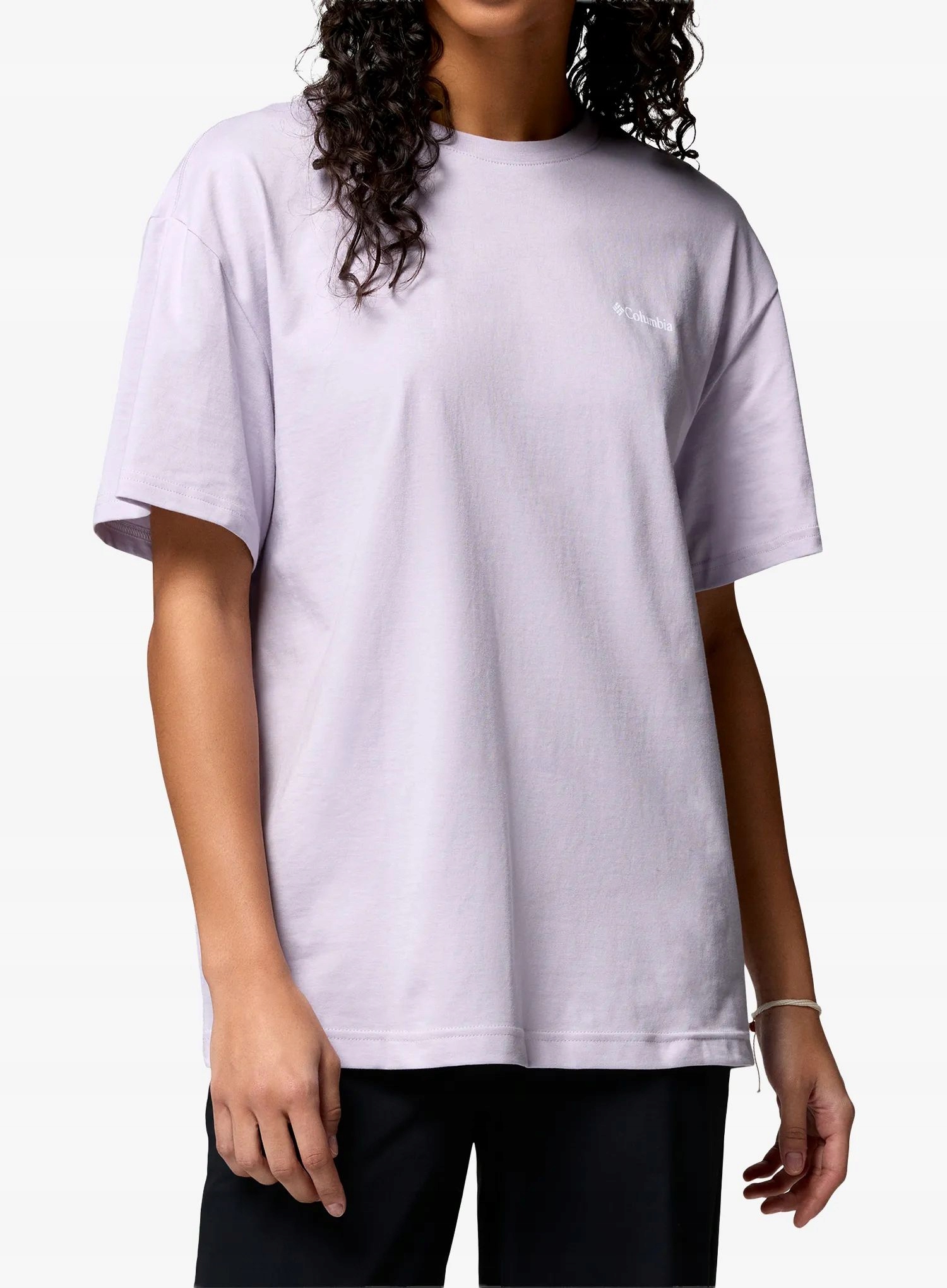 Dámské tričko Columbia Rolling Bend Graphic Oversized lavender/flora Xs