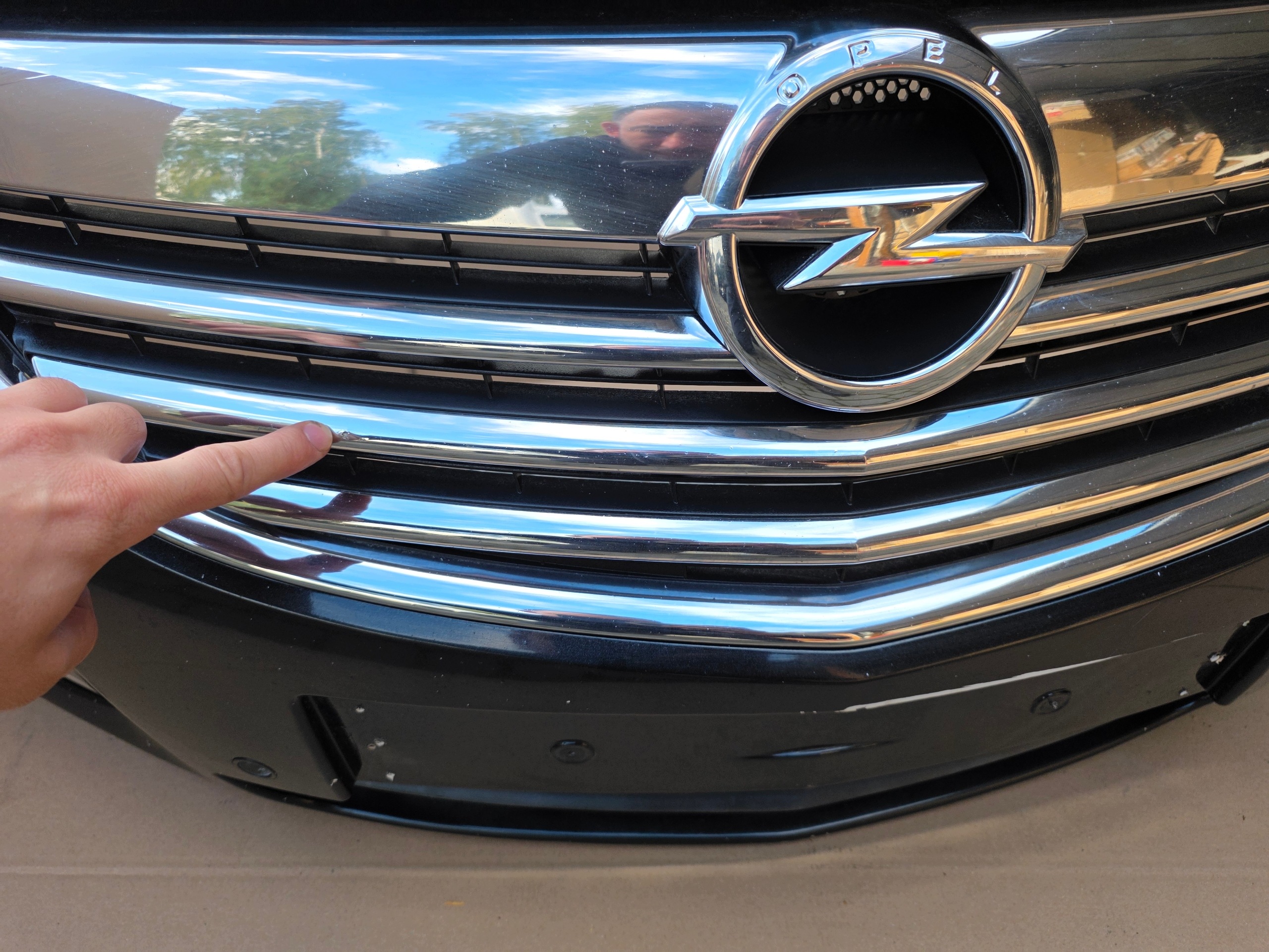 OPEL INSIGNIA A bumper front front prekladgrill 6 PDC washers xenon ksenon
