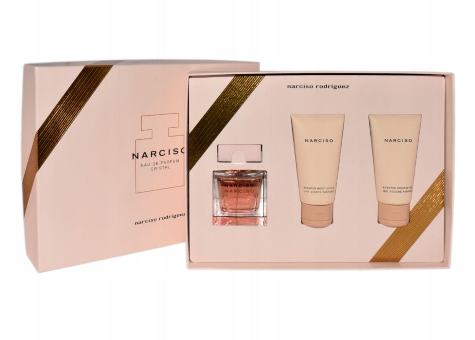 Narciso Rodriguez Set (cristal Parfémovaná Voda 50 ML Body Lotion 50 ML Gel