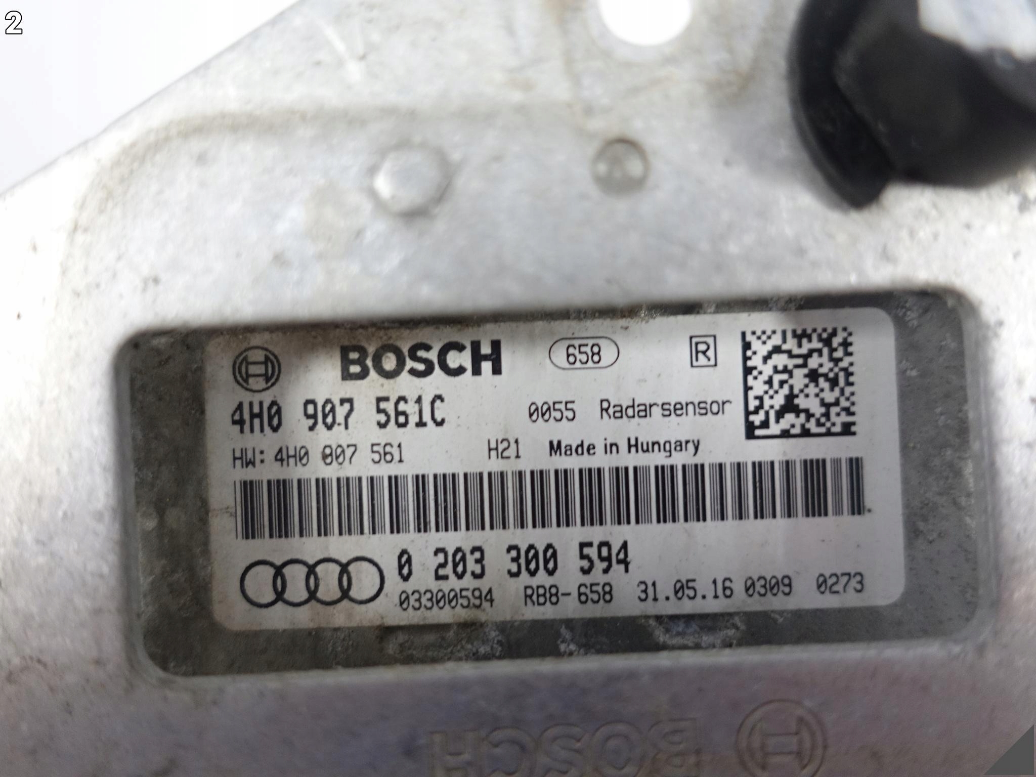 AUDI S8 plus A8 4H0 D4 LIFT 13-17 sensor DISTRONIC RADAR SENSOR ACC right