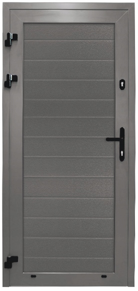 DRZWI ALUMINIOWE wypeł. panelem bramowym 80cm x 180cm Na Wymiar