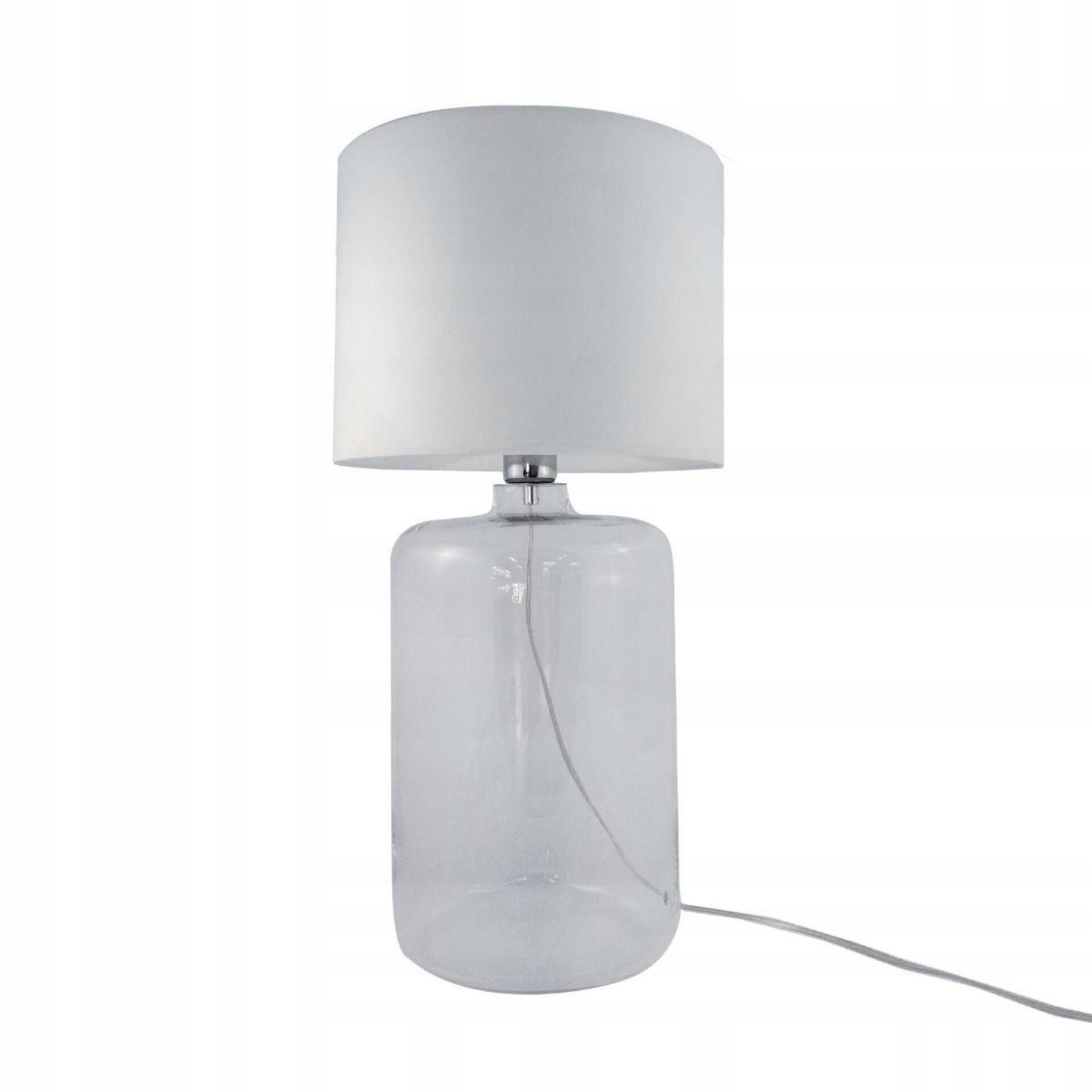 Zumaline Stolová lampa Amarsa číra 5506WH