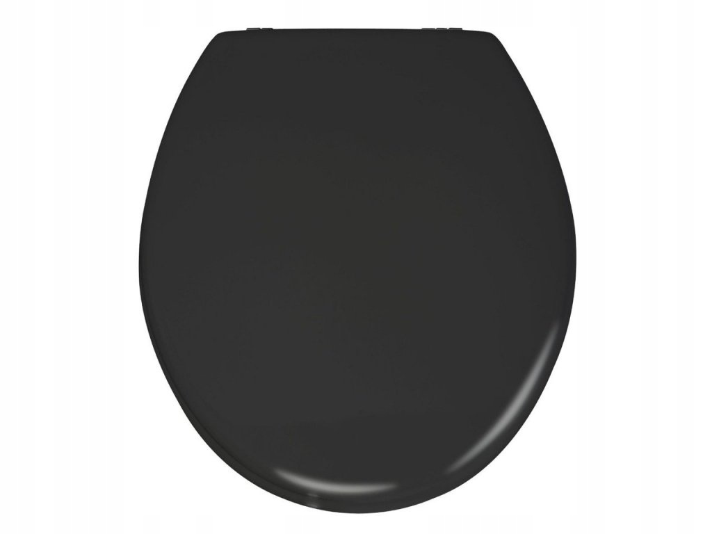 Wc prkénko Prima Mdf, černá barva, Wenko