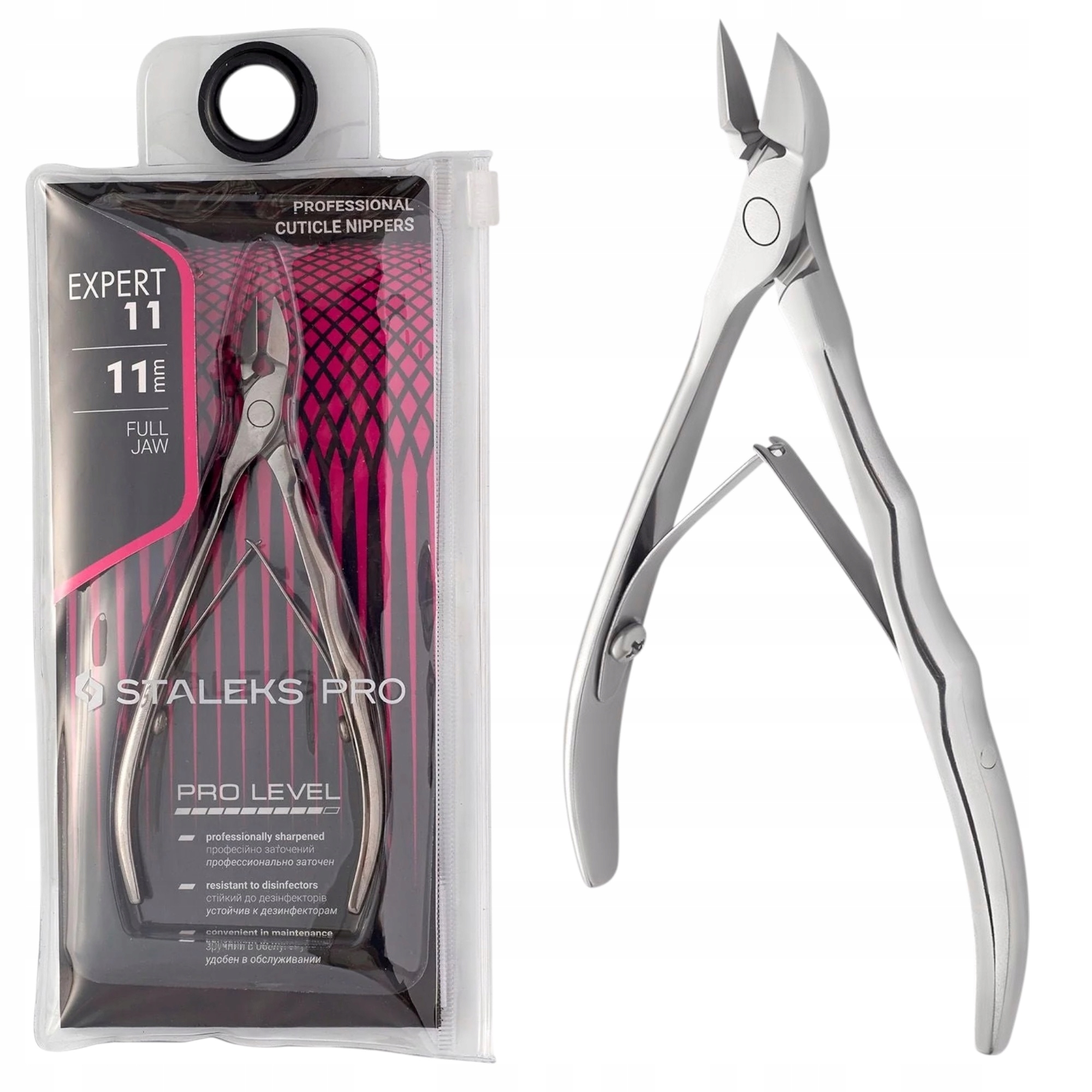 Staleks Profesionální nůžky na kůži NE-11-11 Expert 11 mm