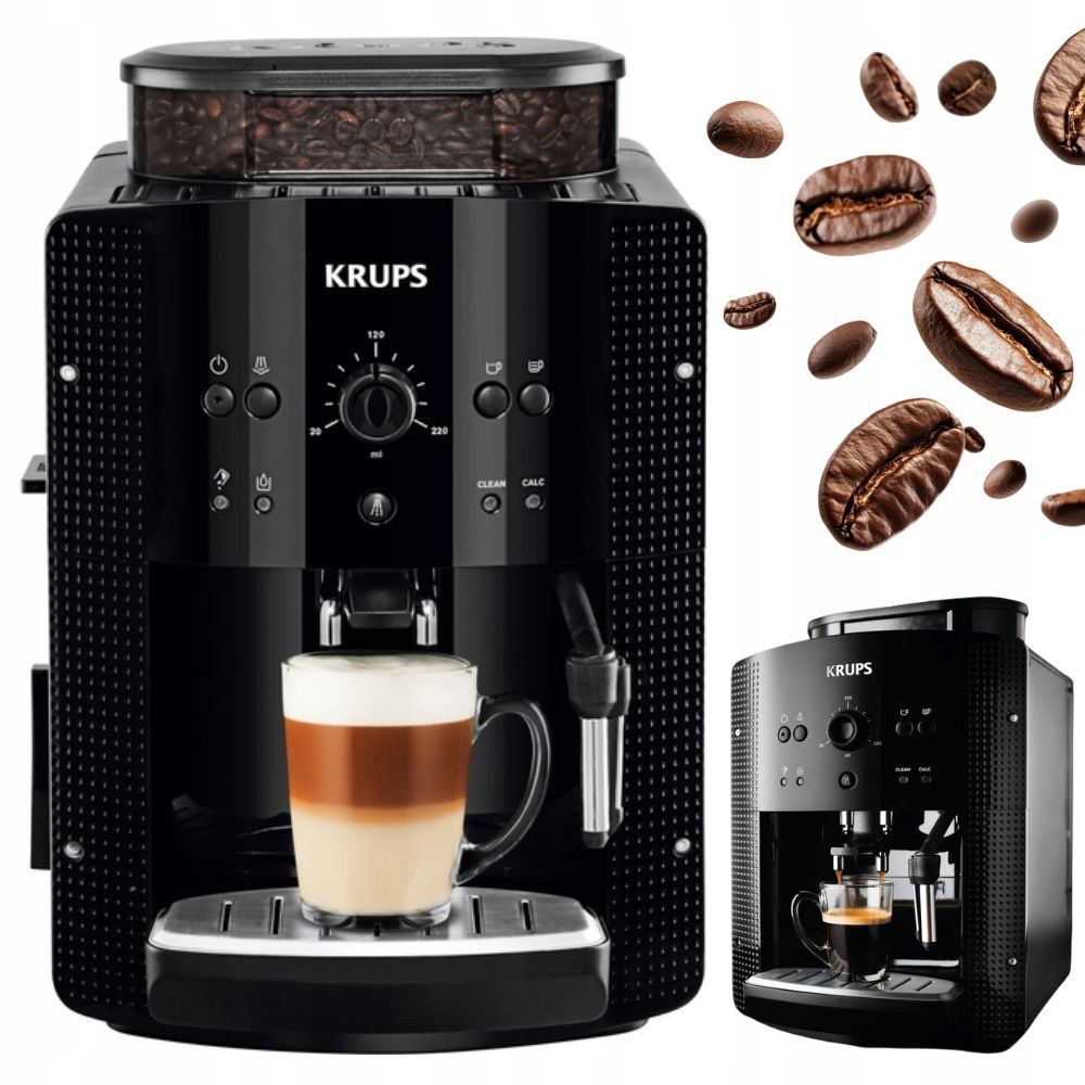 Kávovar Na Espresso Krups EA810870 1450W 15 Bar 1.7L Čierny