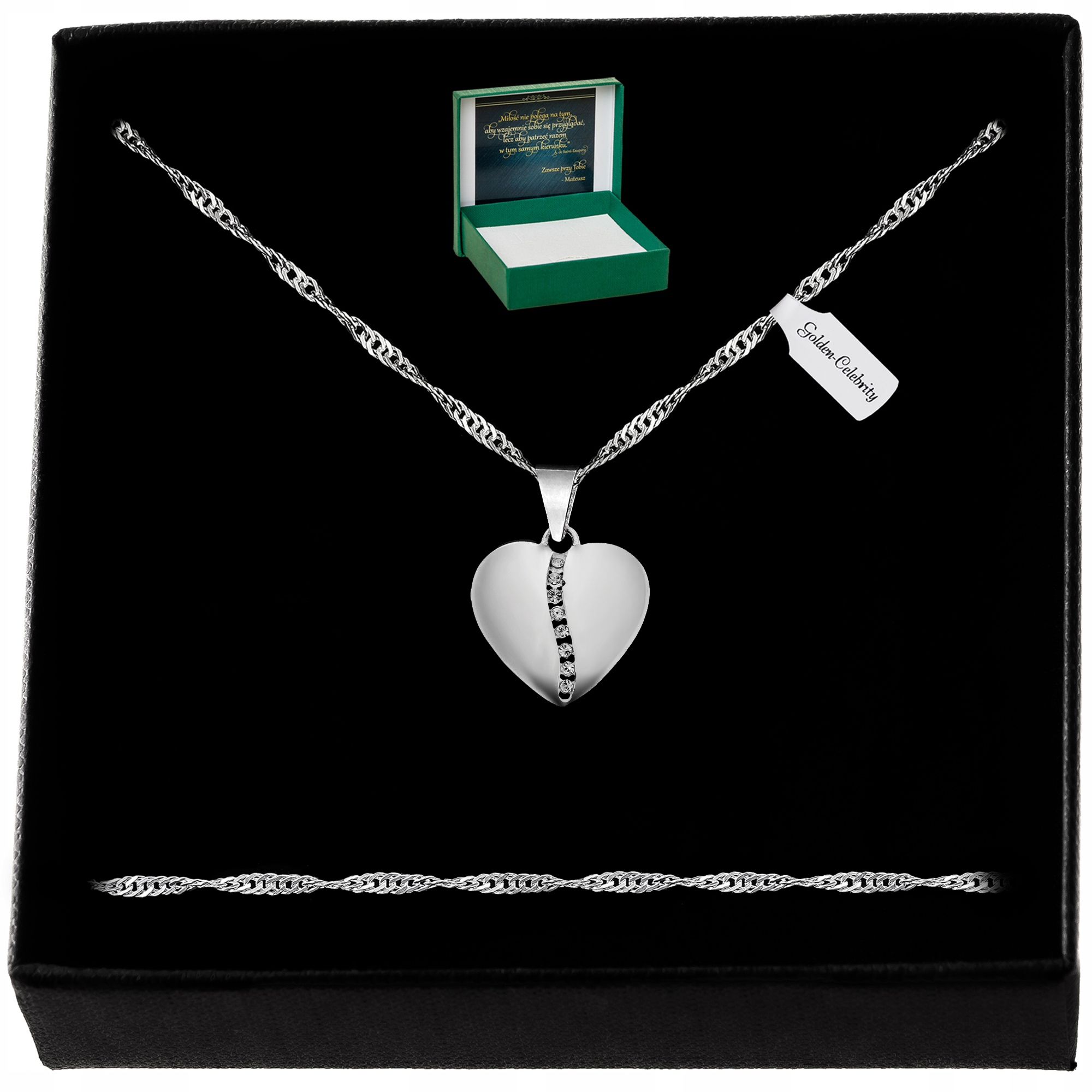 

Naszyjnik Serce Dla Kobiety Pr. 925 Srebro