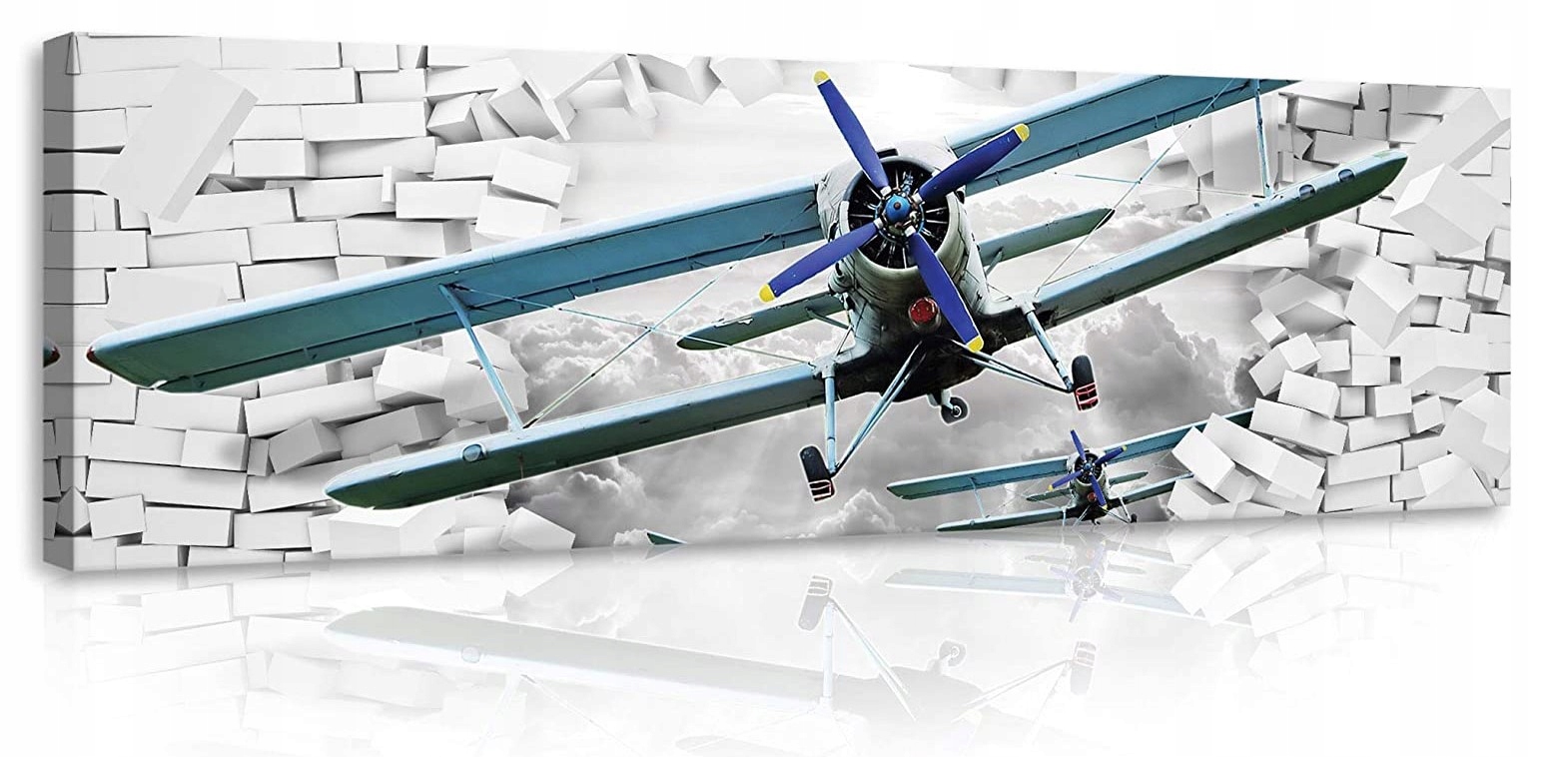 Obraz 145x45 Let přes stěny ambicí – dekorativní rozměr snů