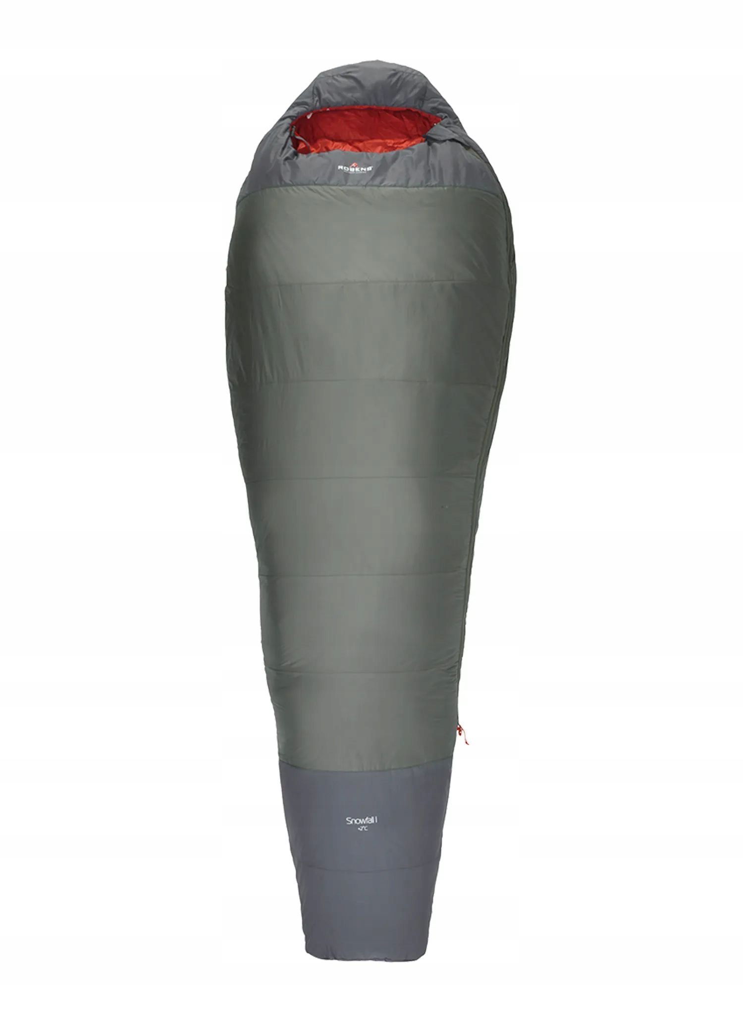 Syntetický spací pytel Robens Snowfall I +2C Long (195 cm) šedý/navy levý