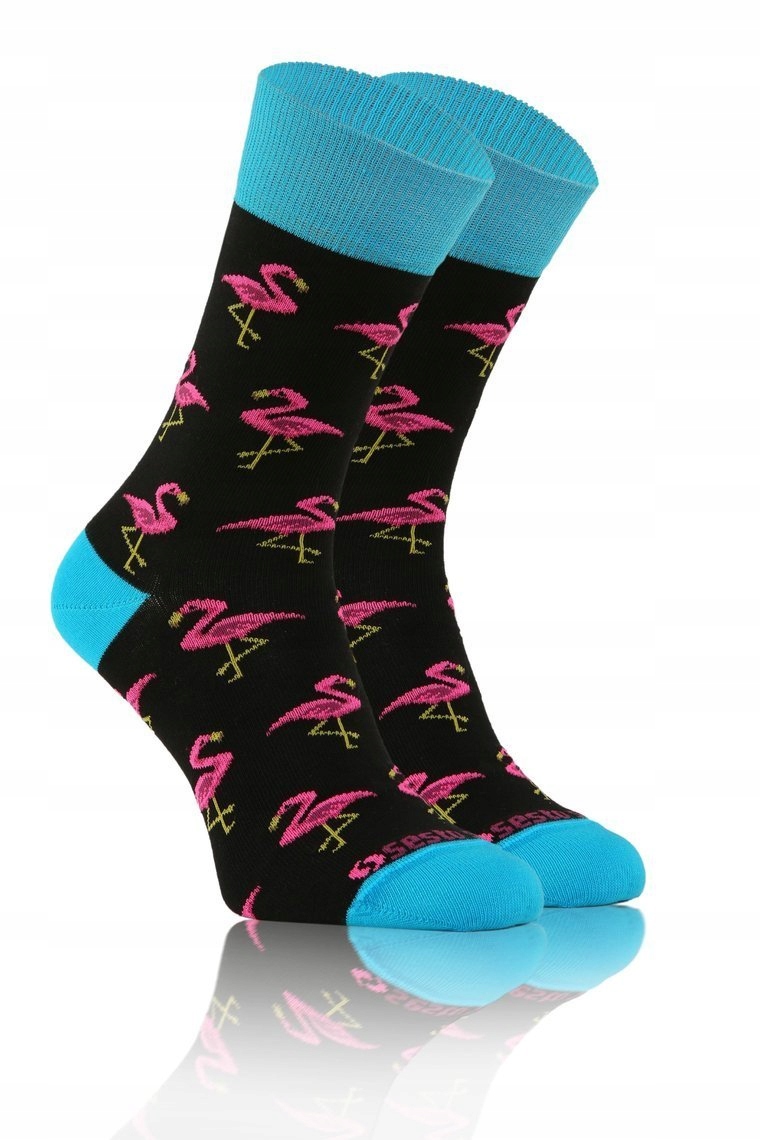 

Skarpety Kolorowe S. Senso Śmieszne Flamingi 43/46
