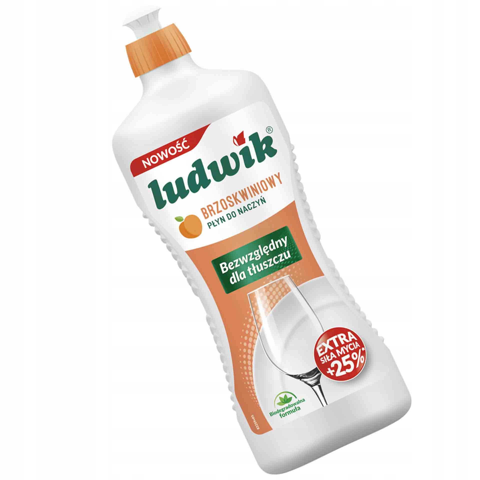 

Ludwik Płyn Do Naczyń 900 g Brzoskwinia