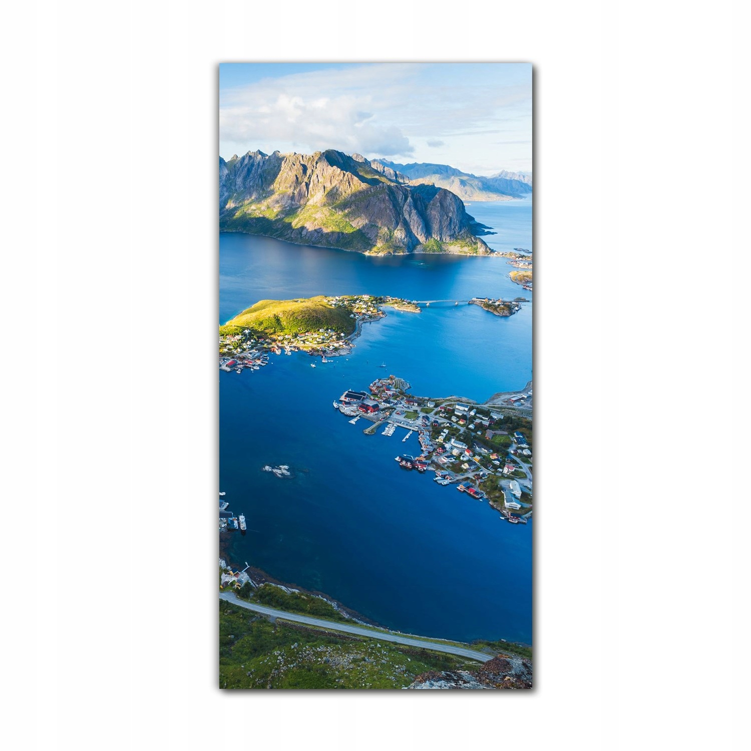 

Obraz na szkle nowoczesny 70x140 cm Norwegia góry