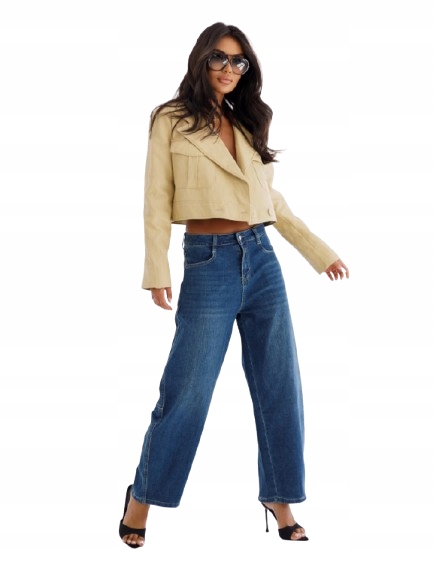 džínové kalhoty By O La La 42 XL