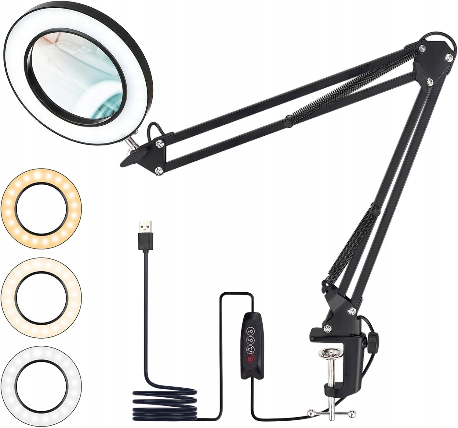 Lupa Izoxis Led lampa kosmetická lupa lampička sklo zvětšuje