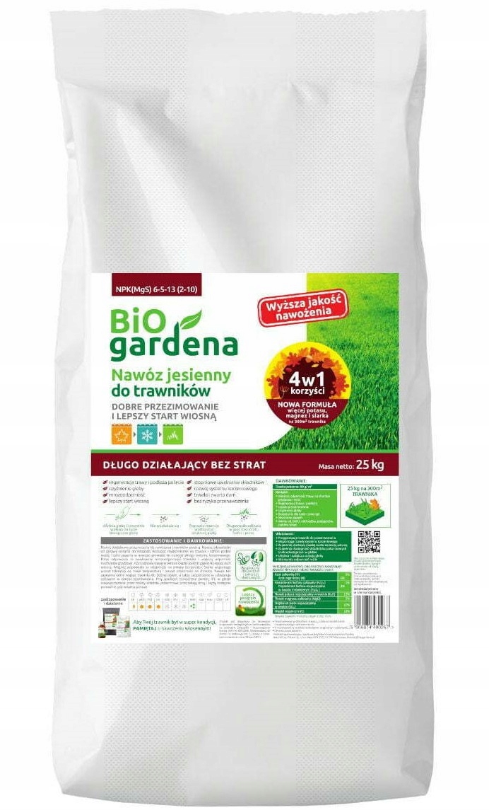 

BiOgardena Jesienny Nawóz Do Trawników Trawy 25kg