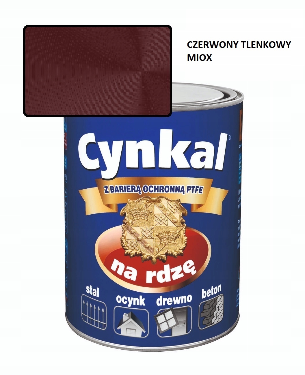 Univerzální Barva Cynkal 10L Červený Oxid Miox