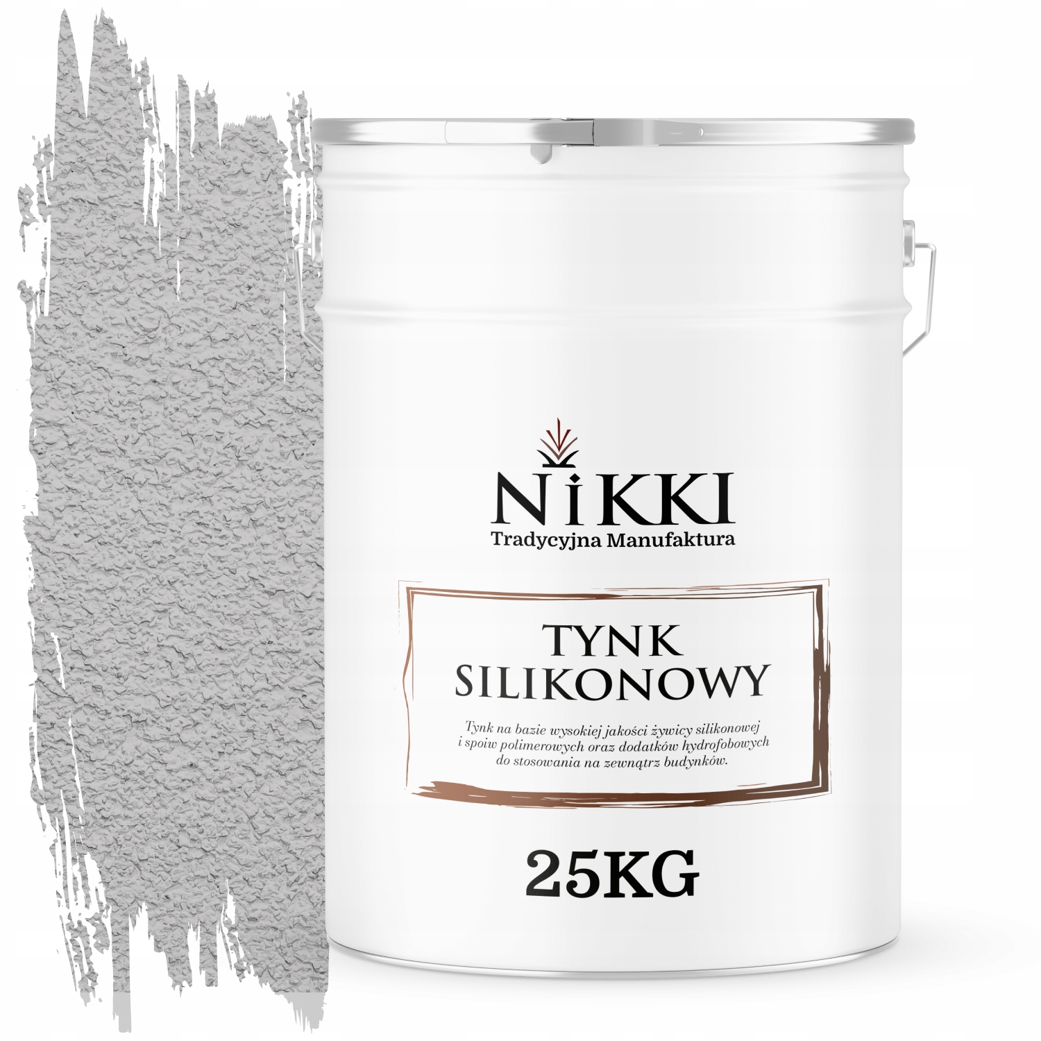 Silikónová Fasádna Omietka Šedá Svetlá F262 25KG Baranek Granulácia 3.0 mm