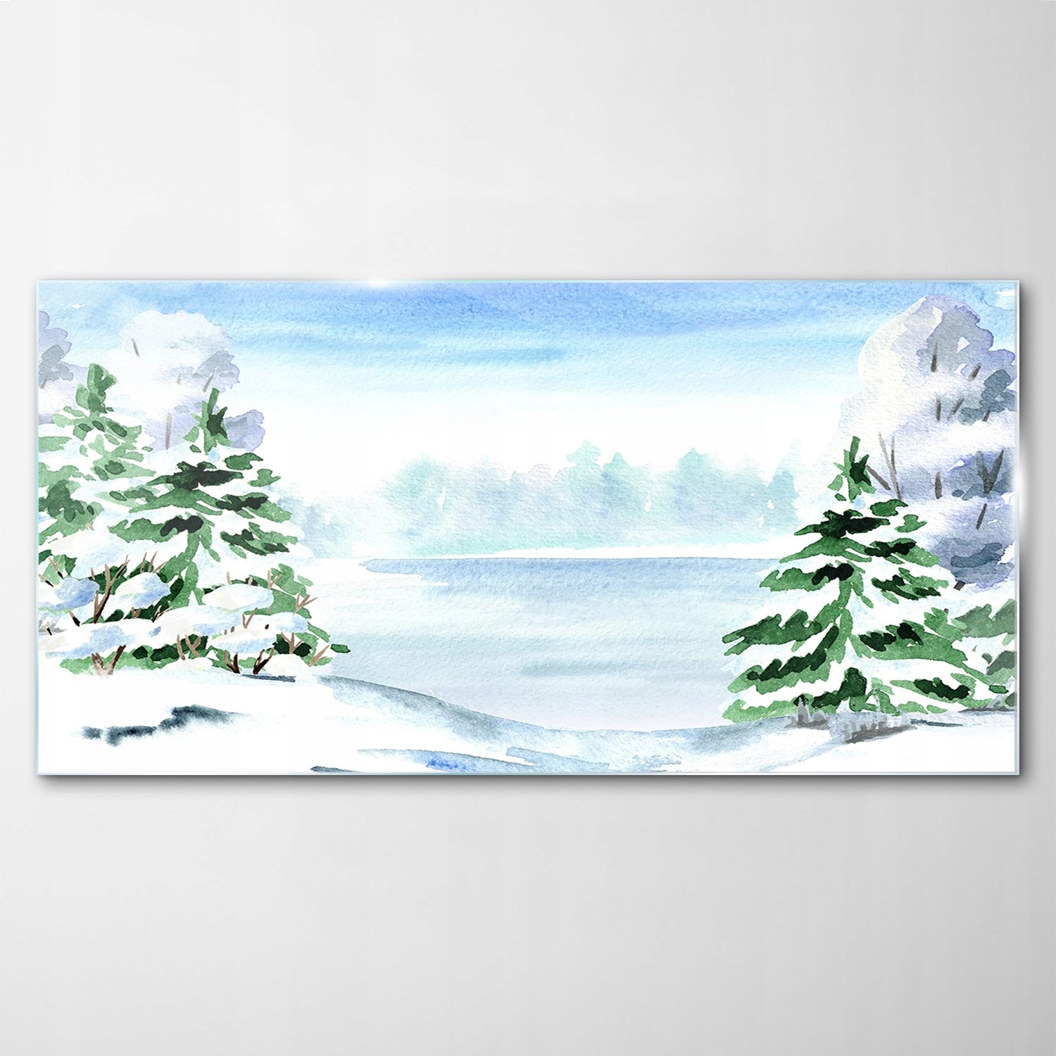 

Obraz na Szkle Dekor Krajobraz Zima Śnieg 140x70