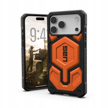 Uag Monarch Pro – puzdro pre iPhone 17 Pro Max kompatibilné s MagSafe (orange)