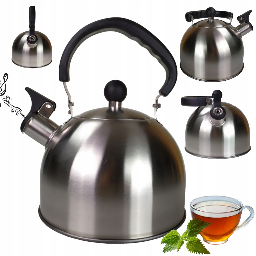 

Czajnik Stal Nierdzewna 2L Gwizdek Indukcja Gaz