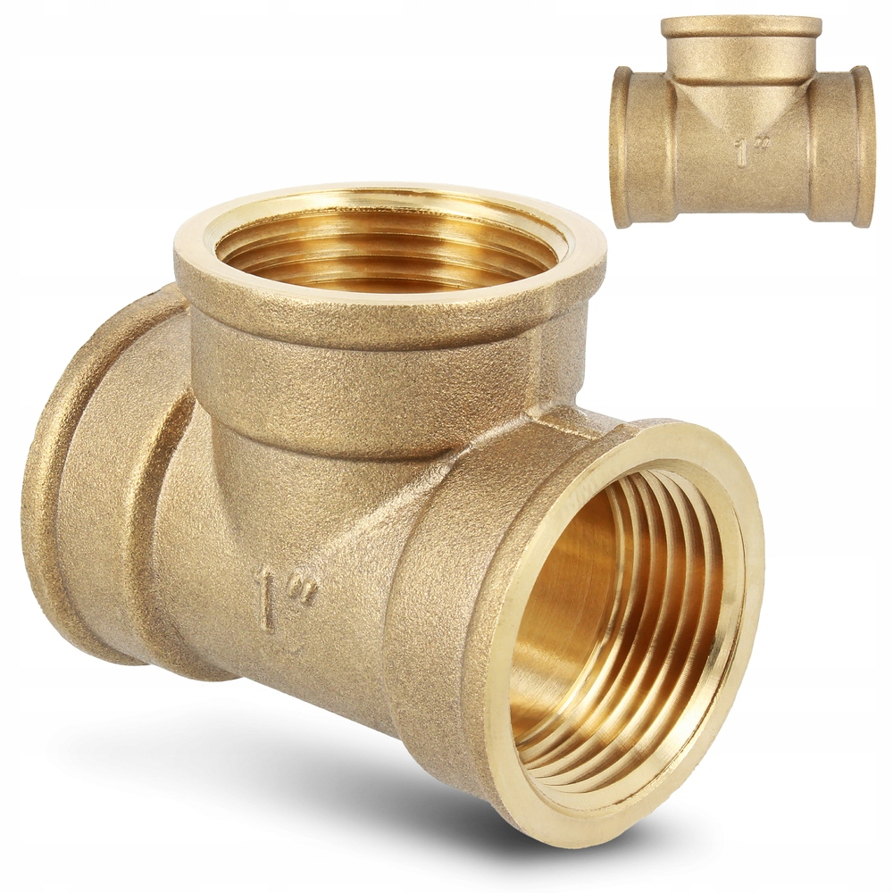 

Trójnik instalacji wodnych mosiężny 1x1x1 Gw