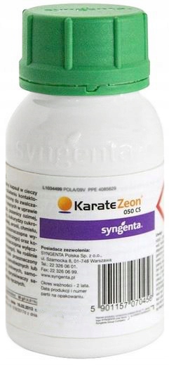 

Karate Zeon 050SC 0,25L Zwalcza Szkodniki 250ml