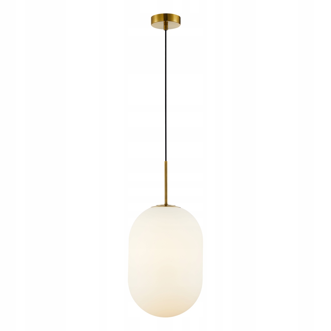 Závesná lampa Alias Zlatá sklenená lampa 1xE14 24x164 cm Stropná lampa Dom