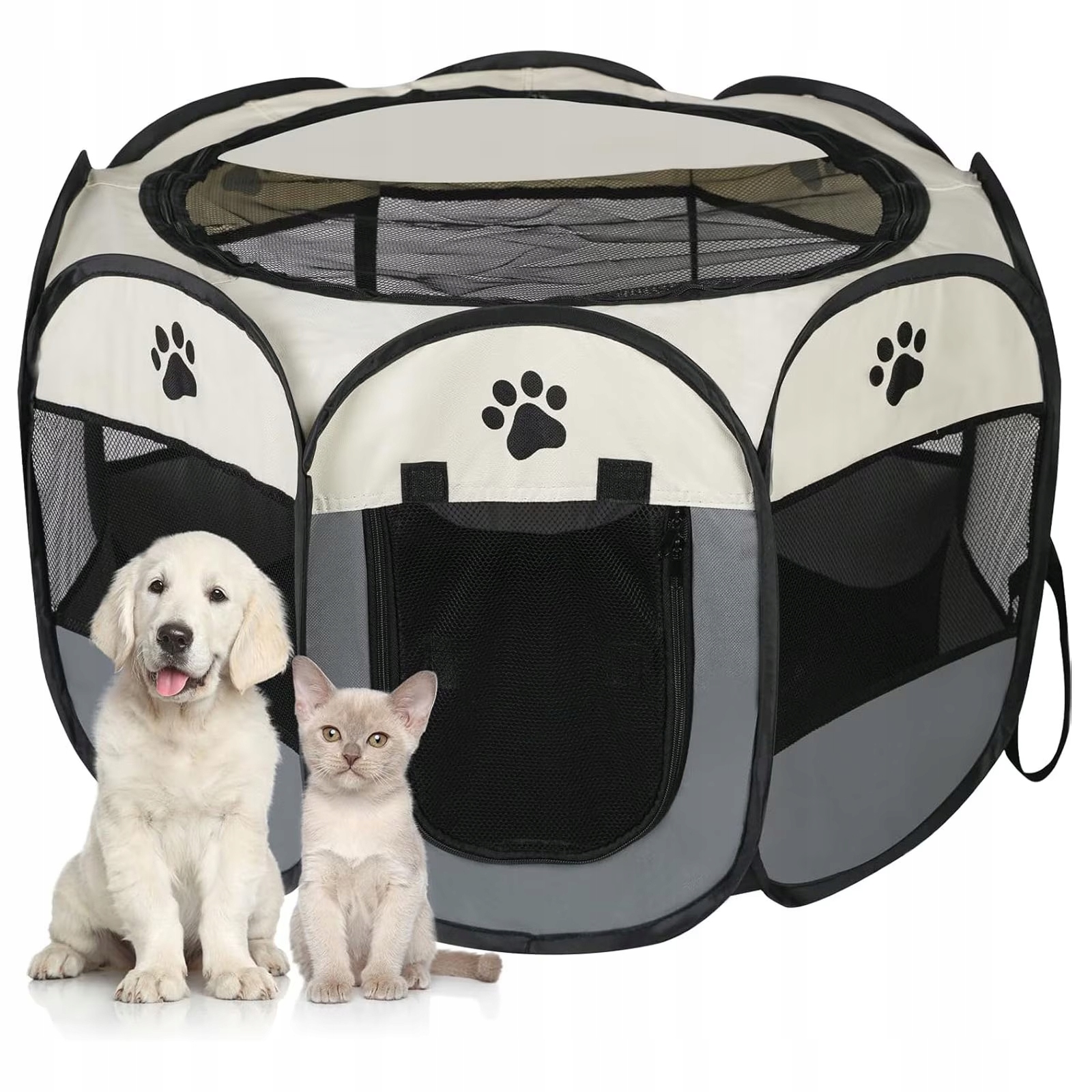 Levně Kotec Pro Zvířata Psa Kočku Králíka Do Domácnosti Skládací Voděodolná XL