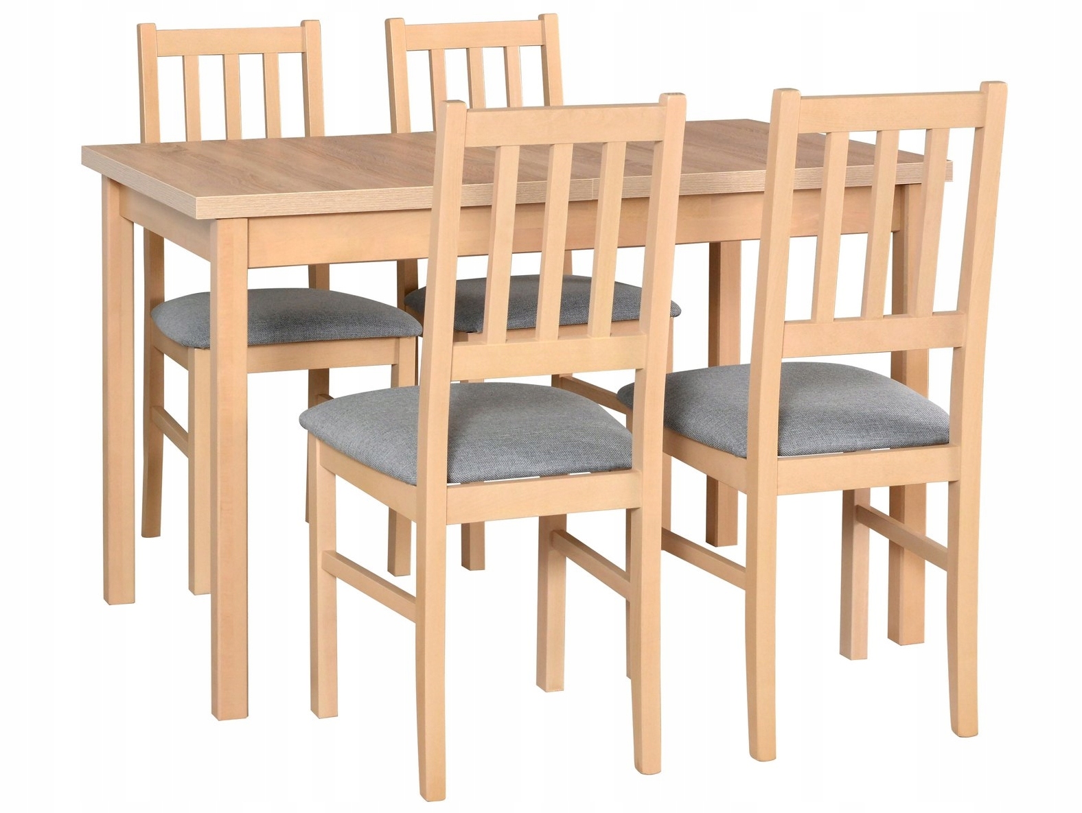 Zestaw ESENCJA 65 stół + 4 krzesła WIELE KOLORÓW DREWNA DO WYBORU HIT