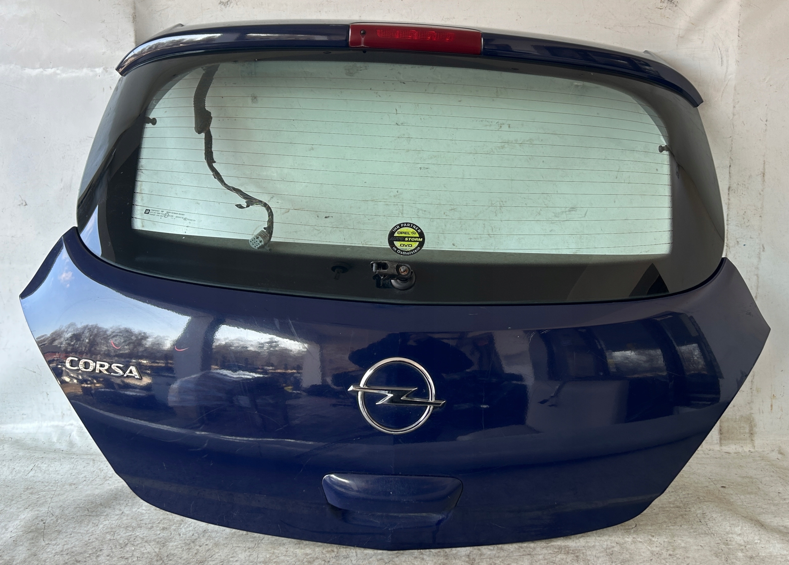 trunk door boot rear part rear OPEL CORSA D 3D