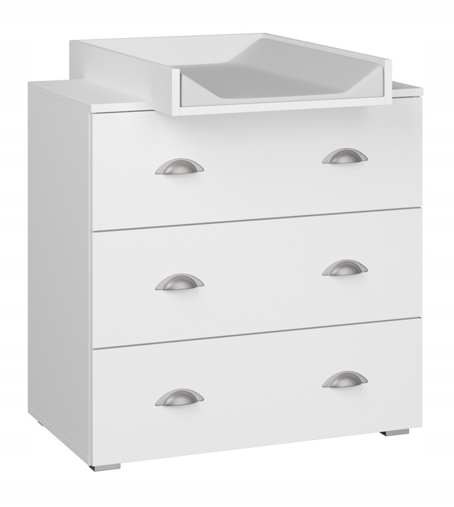 

Komoda Mia 80 cm z przewijakiem biały mat