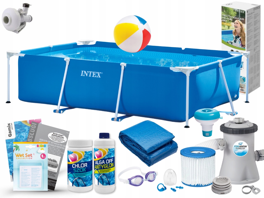 

Basen Ogrodowy Intex Stelażowy 260x160x65 28271