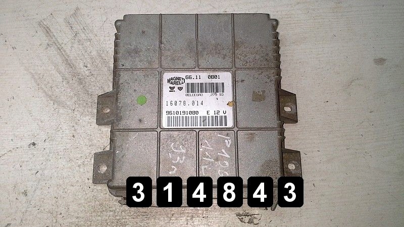 1993 Peugeot 106 Ecu 9610191080 G6110B01