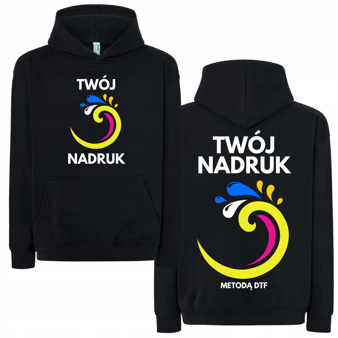 Oversize Mikina S Vaším Potiskem Vaše Logo Potisk Oblečení Pro Firmy Dtf S