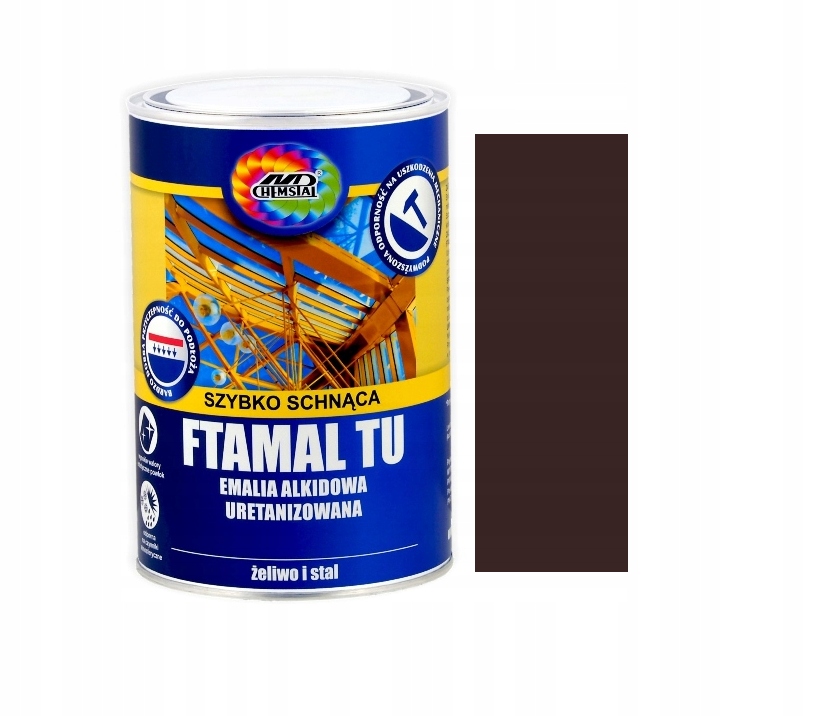 

Chemstal Ftamal Tu Emalia 1L Brązowy Czekoladowy