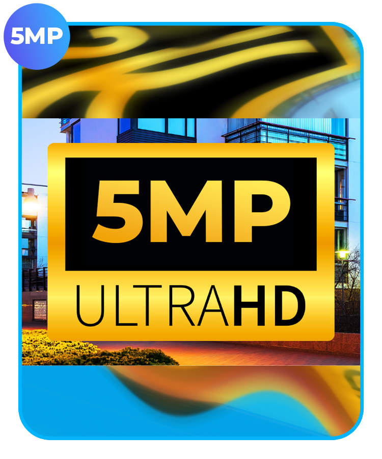 Zestaw do monitoringu 4x TVICAM-B5M 4x TVICAM-T5M 5Mpx HiLook Model TVICAM-B5M KAMERA ZEWNĘTRZNA 5MPx ANALOGOWA