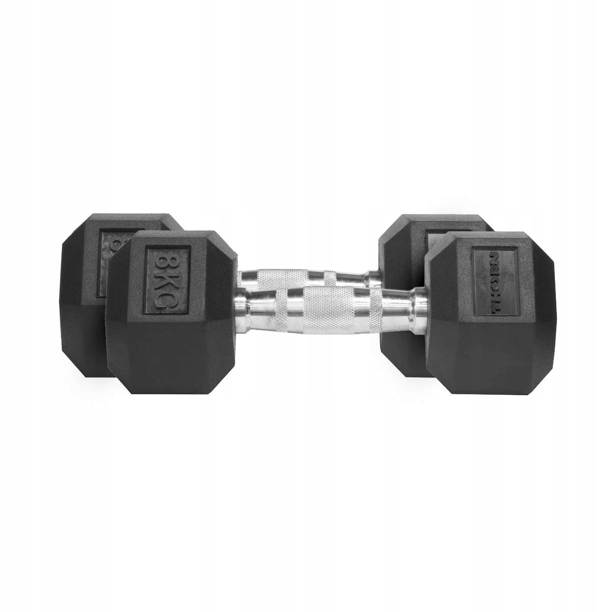 Zestaw Hantli Heksagonalnych Gumowych Thorn Fit Hex Rubber Dumbbell 8,0kg