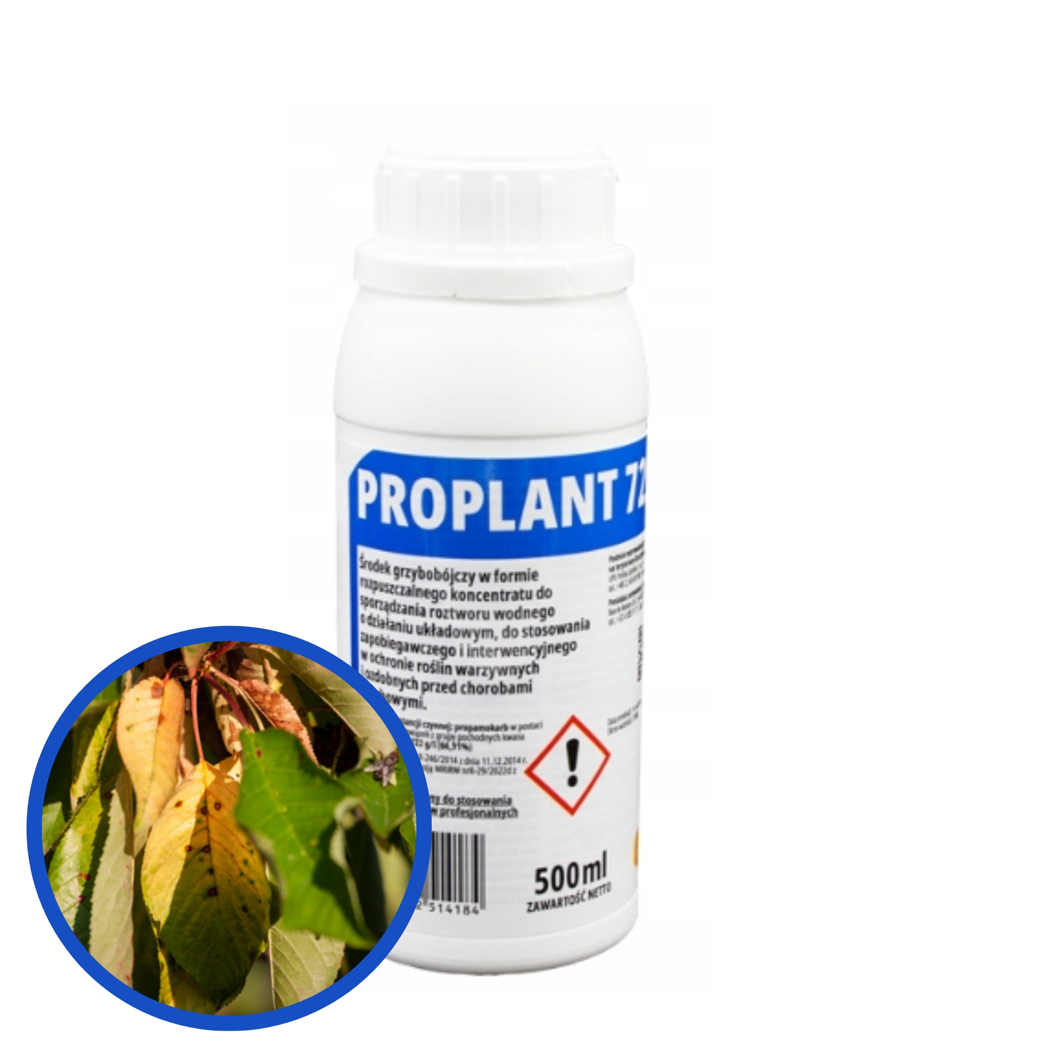 Proplant 722 Sl 0,5L fungicyd zwalcza fytoftorozę zgorzel mączniaka