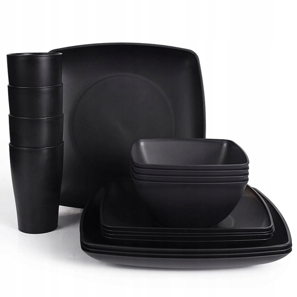 Sada 16 Nádob Z Pšeničné Slámy – Ideální Pro Pikniky A Kempování