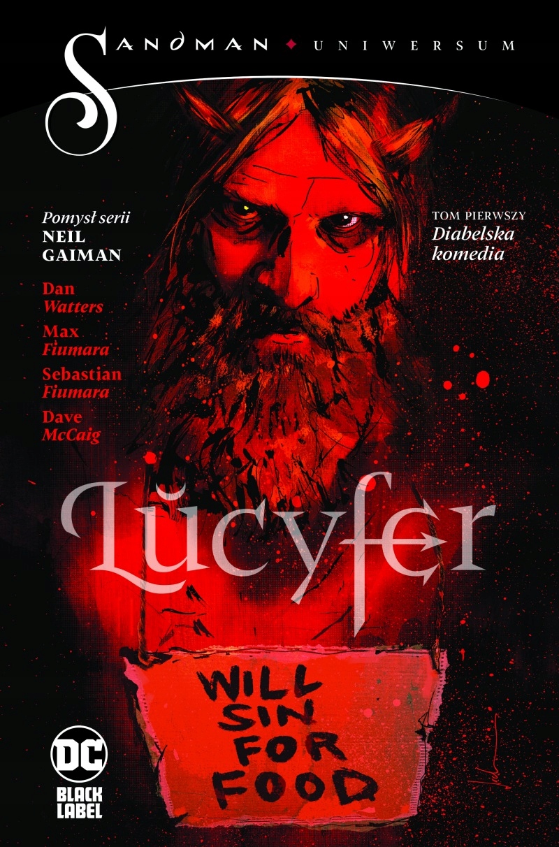 Sandman Lucyfer Diabelska Komedia Tom 1 Nowy folia