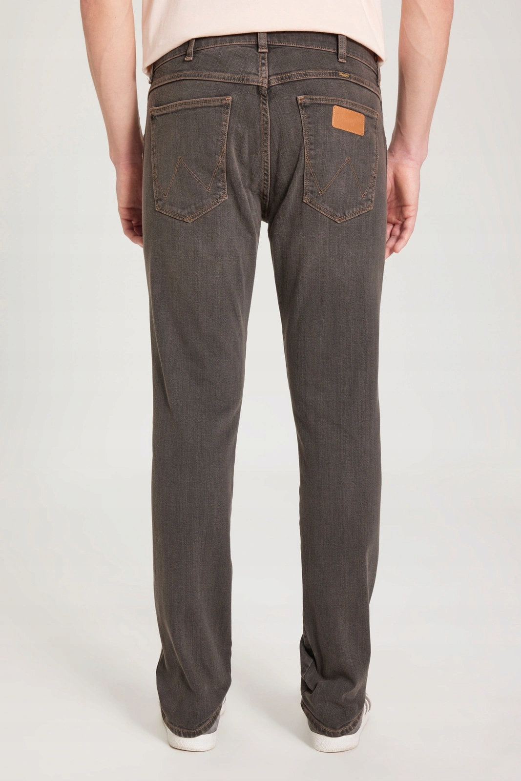 Pánské jednoduché džíny Wrangler Greensboro Black Clay Washed 112388623 36/34