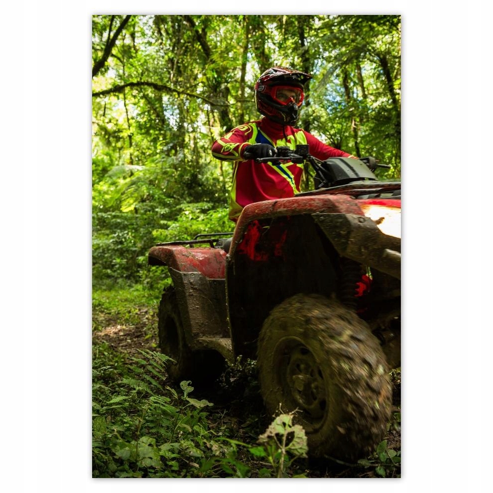 

Plakat 62x93 Quad Cztery kółka Teren